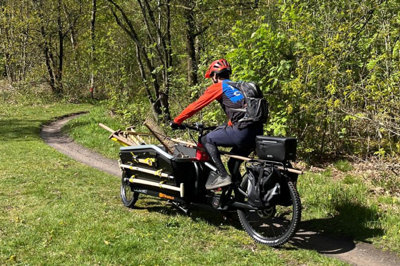 De Cargo Bike werd direct in gebruik genomen