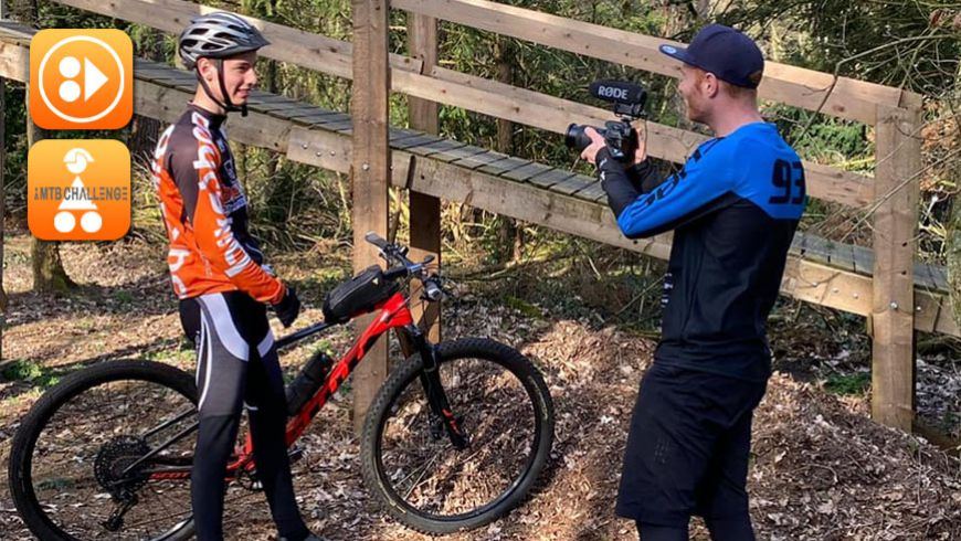 Daan (17jr) bouwt eigen MTBparcours