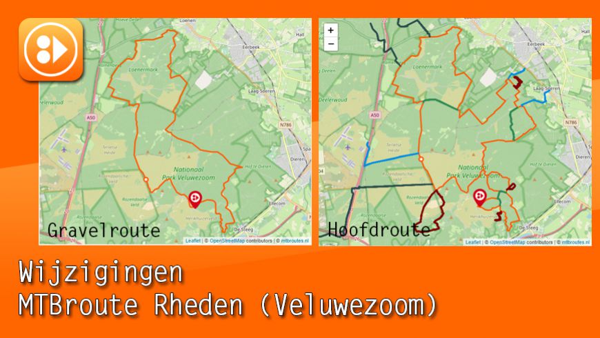 Wijziging MTBroute Rheden (Veluwezoom)