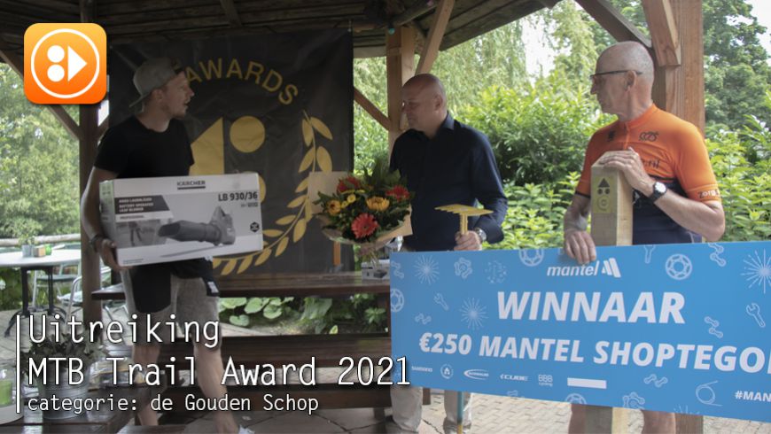 Uitreiking MTB Trail Awards - categorie: de Gouden Schop 2020/2021