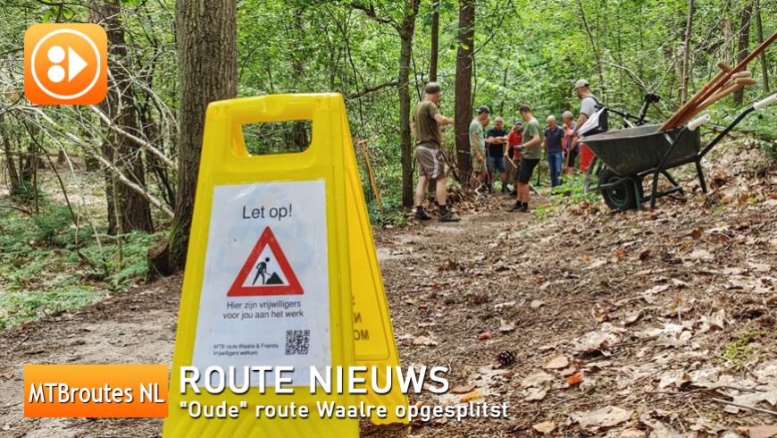 "Oude" route Waalre opgesplitst!