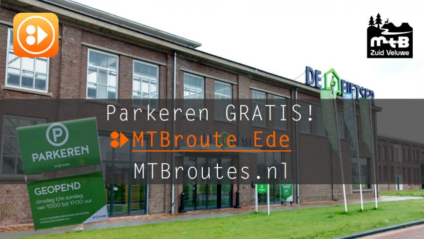 Parkeren MTB route Ede gewoon gratis