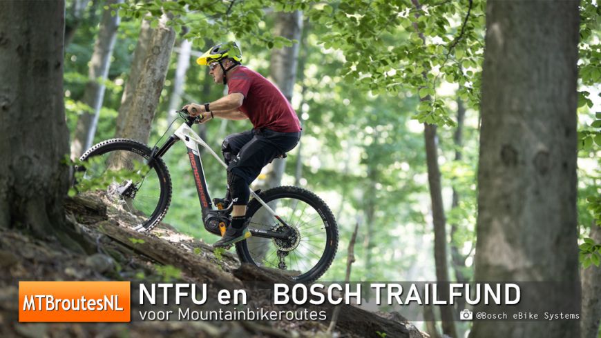 Wielersportbond NTFU en Bosch eBike Systems lanceren Trailfund voor mountainbikeroutes