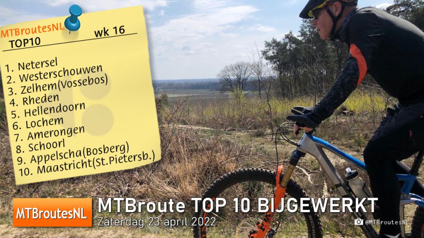 MTBroute TOP10 bijgewerkt 23-04-2022