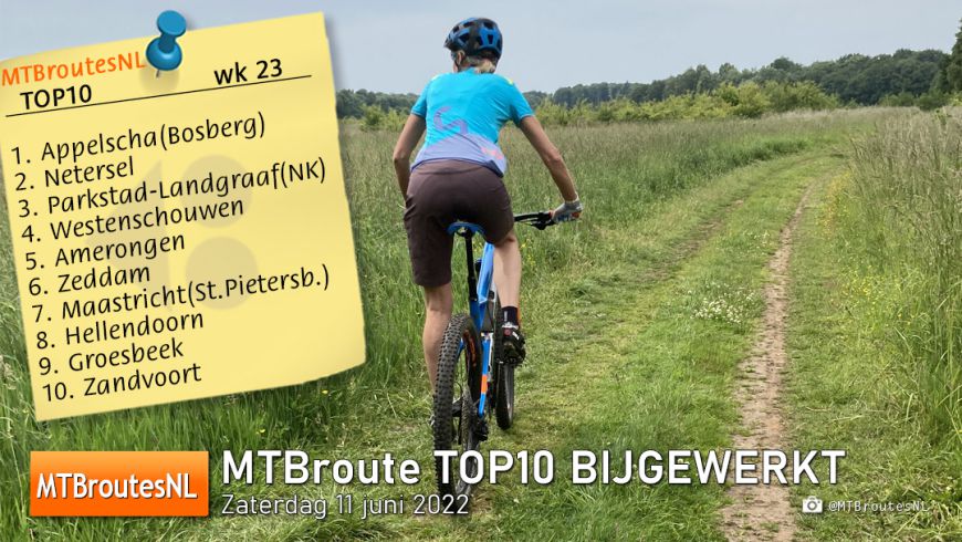 MTBroute TOP10 bijgewerkt 11-06-2022