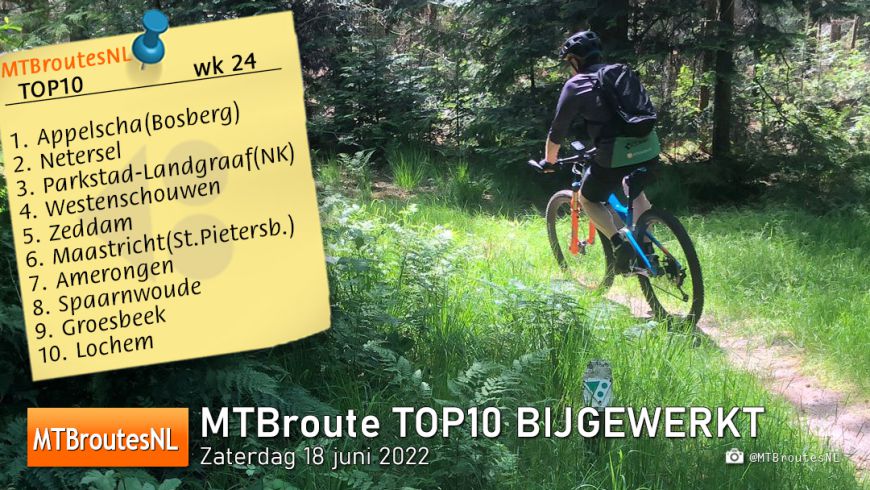 MTBroute TOP10 bijgewerkt 18-06-2022