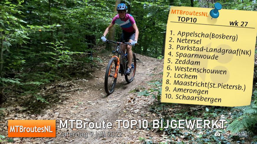 MTBroute TOP10 bijgewerkt 09-07-2022