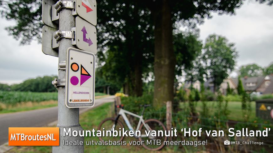 Mountainbiken vanuit 'Hof van Salland'