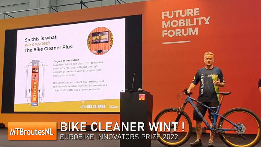 Bike Cleaner wint Eurobike Innovators Prize 2022
