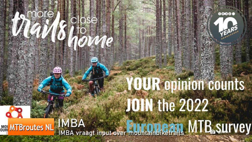 IMBA vraagt input over mountainbiketrails