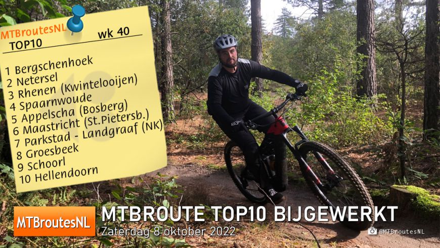 MTBroute TOP10 bijgewerkt 08-10-2022