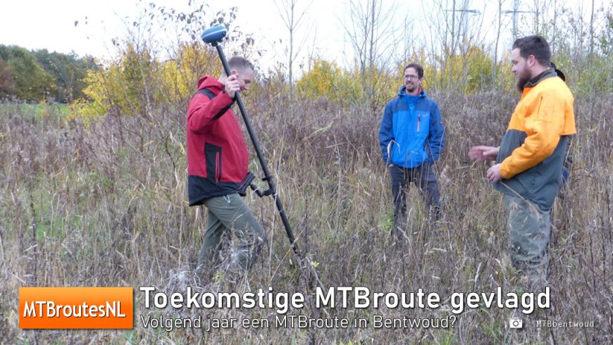 Toekomstige Mountainbike route Bentwoud “gevlagd”