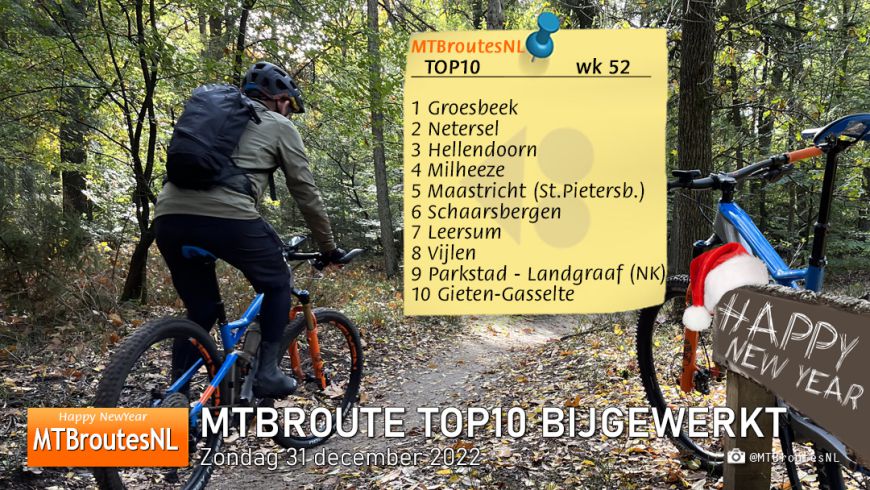 MTBroute TOP10 bijgewerkt 31-12-2022