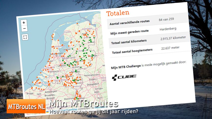 Welke routes wil jij dit jaar fietsen?