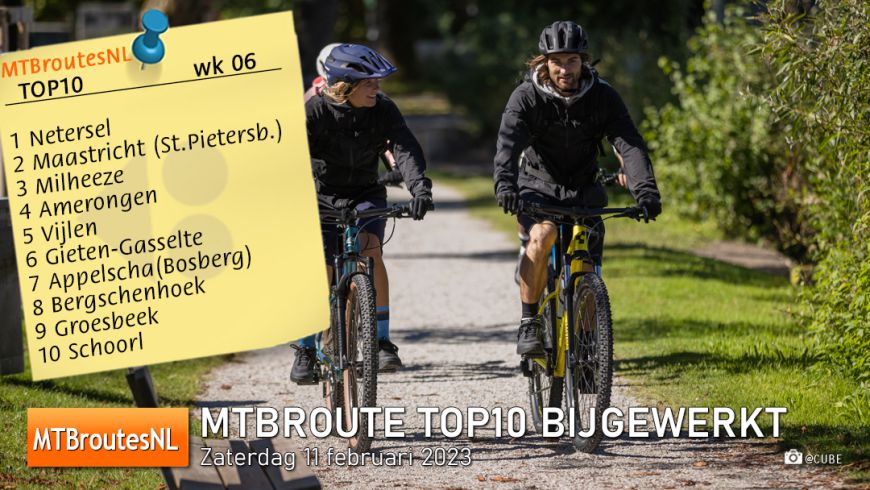 MTBroute TOP10 bijgewerkt 11-02-2023