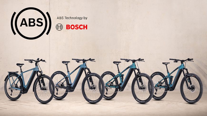 CUBE introduceert krachtige e-bikes met Bosch eBike ABS