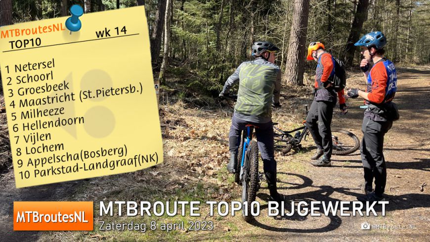 MTBroute TOP10 bijgewerkt 08-04-2023