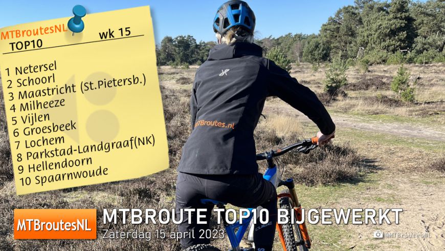 MTBroute TOP10 bijgewerkt 15-04-2023