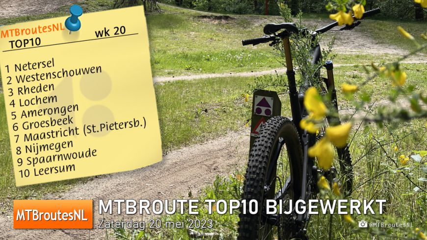 MTBroute TOP10 bijgewerkt 20-05-2023