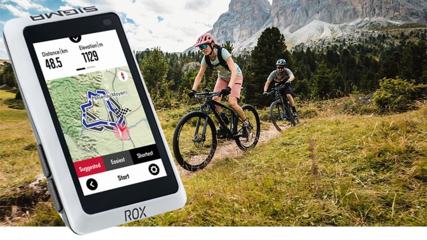 De nieuwe ROX 12.1 EVO full map navigatie van SIGMA SPORT