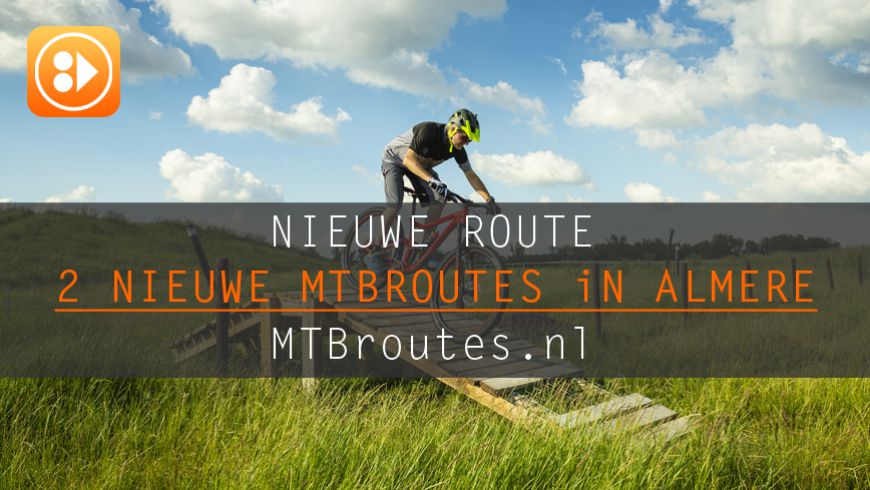 Feestelijke opening mountainbikeroutes Almere