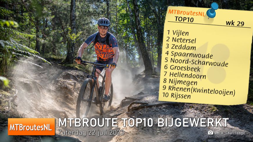 MTBroute TOP10 bijgewerkt 22-07-2023