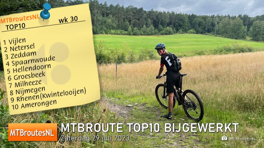 MTBroute TOP10 bijgewerkt 29-07-2023