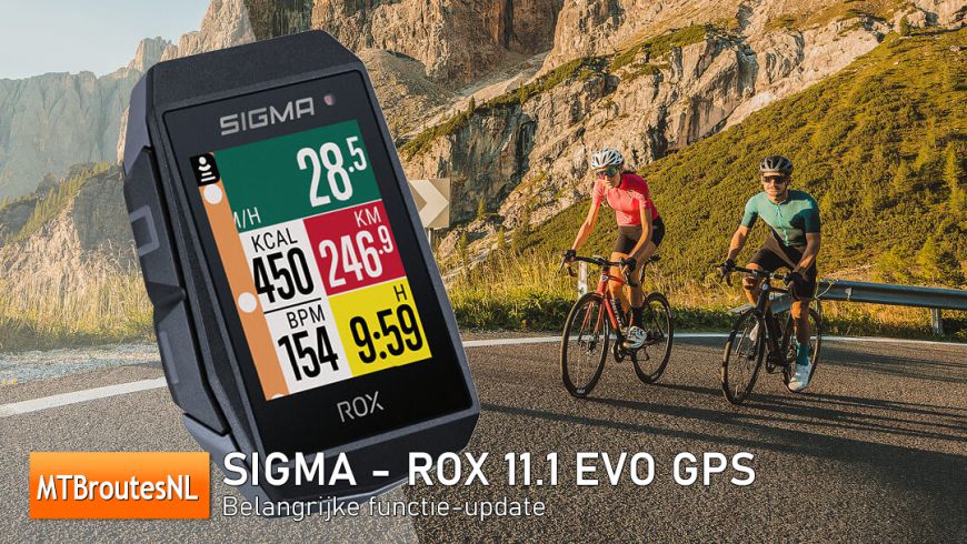 Functie-update SIGMA ROX 11.1 GPX