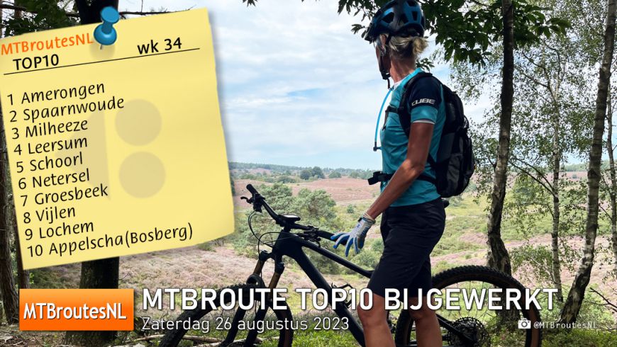 MTBroute TOP10 bijgewerkt 26-08-2023