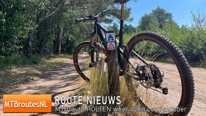 MTBroute Holten vanaf 1 oktober weer open