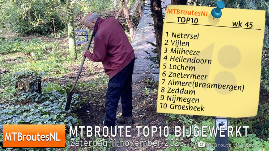 MTBroute TOP10 bijgewerkt 11-11-2023