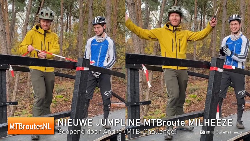 Nieuwe Jumpline MTBroute Milheeze