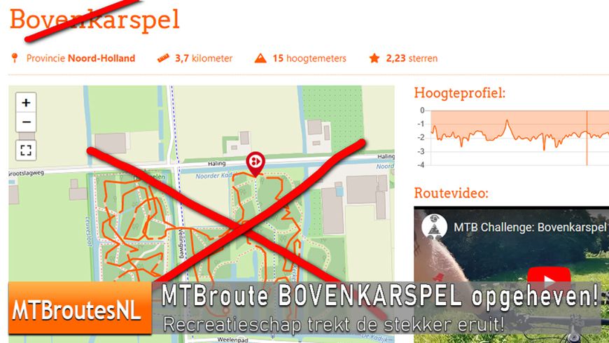 MTBroute Bovenkarspel OPGEHEVEN