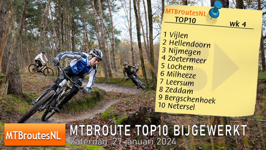 MTBroute TOP10 bijgewerkt 27-01-2024