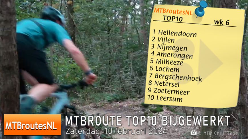 MTBroute TOP10 bijgewerkt 10-02-2024