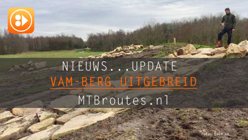 VAM-berg uitgebreid met nieuwe MTB routes, bikepark, ruiter- en wandelpaden