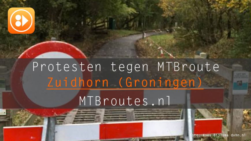 Protesten tegen mtb-route in Zuidhorn zwellen aan