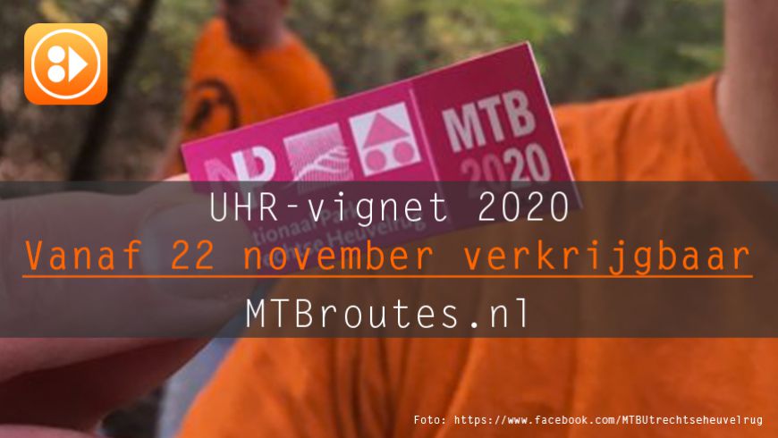 UHR-vignet 2020 vanaf 22 november verkrijgbaar