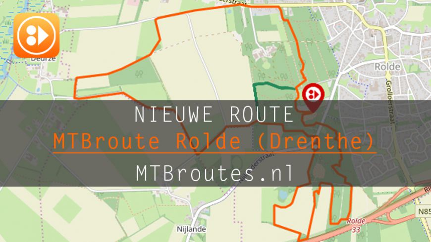 Nieuwe MTBroute: Rolde