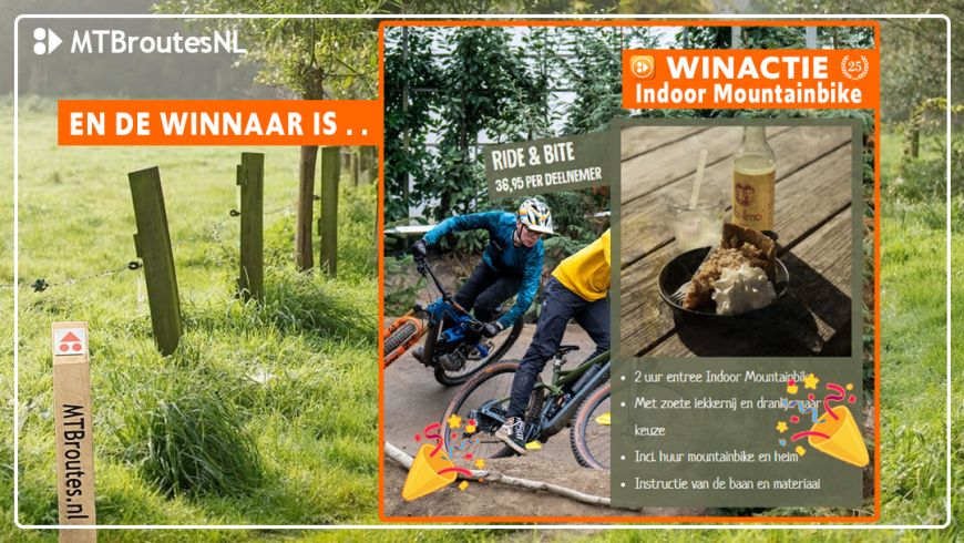 Winnaar 'Familie uitje' Indoor Mountainbike Almere bekend!🎉
