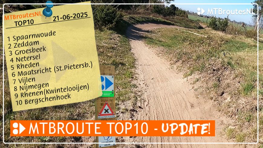 MTBroute TOP10 - update! - 21-06-2025