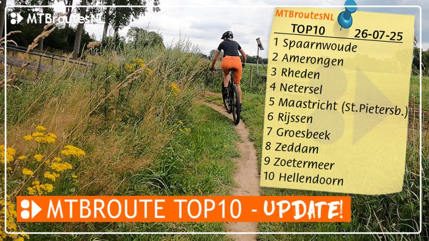 MTBroute TOP10 - update! - 26-07-2025
