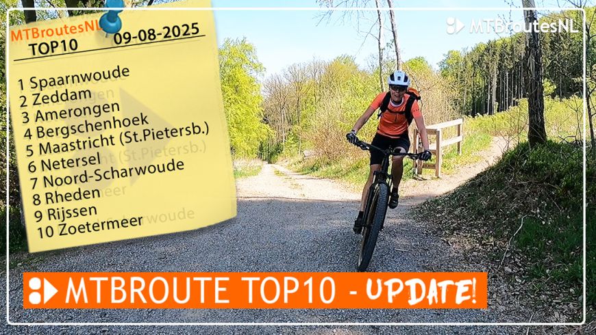 MTBroute TOP10 bijgewerkt 09-08-2025