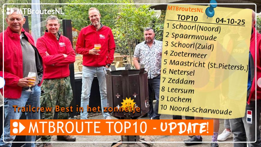 MTBroute TOP10 - update! 04-10-2025
