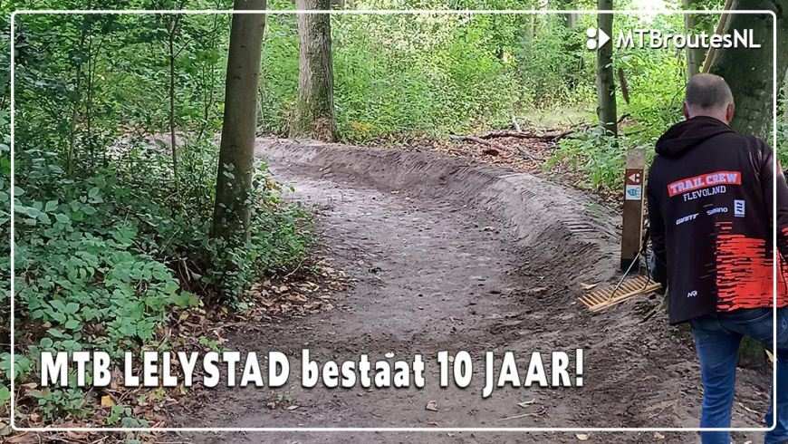 Stichting MTB Lelystad viert 10-jarig jubileum met nieuwe trail