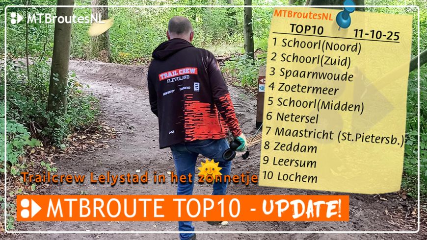 MTBroute TOP10 bijgewerkt 11-10-2025