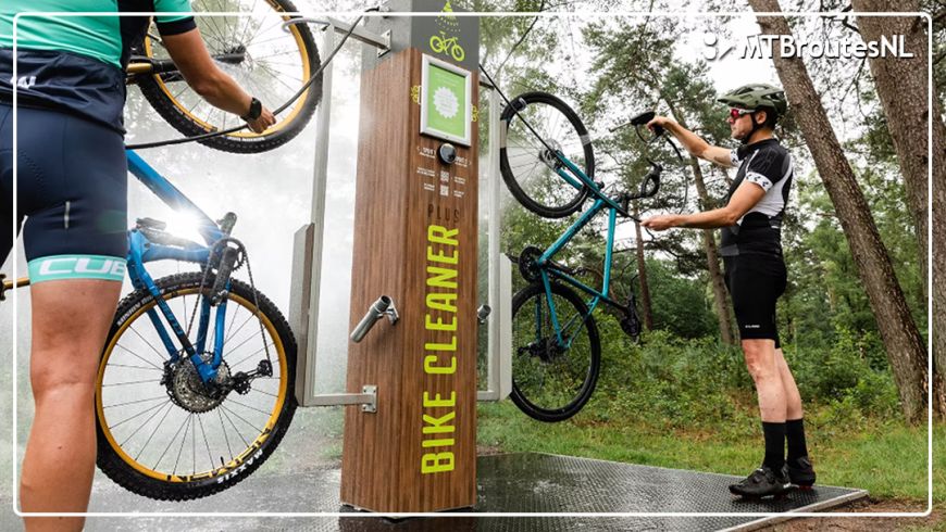 Direct je fiets afspuiten na je tocht – de BIKE-CLEANER verovert Nederland