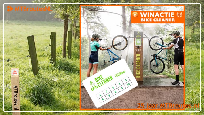 Win 10x je fiets schoonspuiten met een BIKE CLEANER