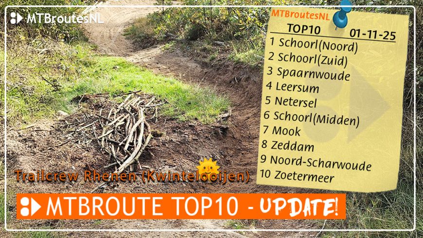 De nieuwe MTBroute TOP10 is er weer! 01-11-2025
