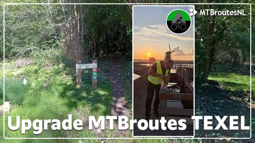 Vernieuwing MTB-routes op Texel